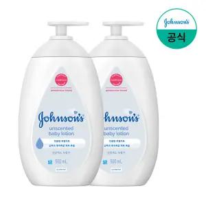[존슨즈베이비/공식] 화이트로션 500ml x2 외 유아바디케어 모음전(로션,워시,오일 외)