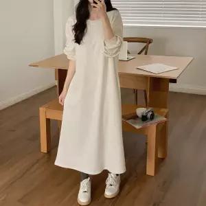 [제작] 르엘 루즈핏 나그랑 플레어 롱 원피스 83750
