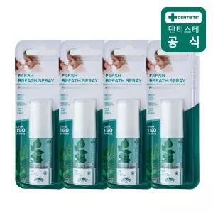 덴티스테 후레쉬 브레스스프레이 15ml 4개