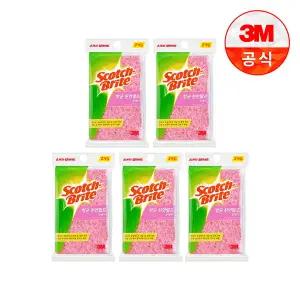 항균 천연펄프 스폰지 수세미 2입(일반세척용) 5개세트