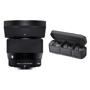 (컴온탑) 시그마 C 56mm F1.4 DC DN (소니E) + 포토리뷰 시그마 한정판 단렌즈 케이스
