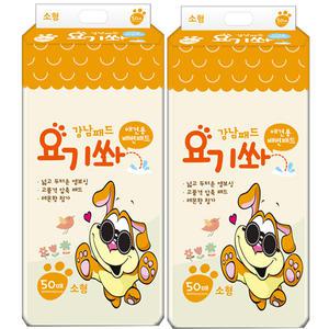 강남패드 요기쏴 소형 100매(50매*2) 애견패드