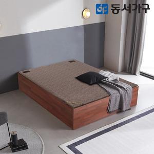 [동서가구] 유주얼 멀바우 퀸 Q 황토숯 흙침대 스탠다드 DF642745