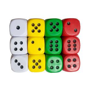 말랑말랑 소프트주사위4x4cm 12개입 / 121342 / 스펀지 / 스폰지주사위