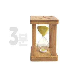 officeseller 나무틀형 모래시계 모래 시계(3분 시계) 색상랜덤