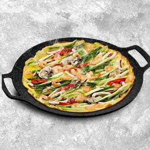 캠핑 곱창 삼겹 고기 구이팬 IH그리들 40cm