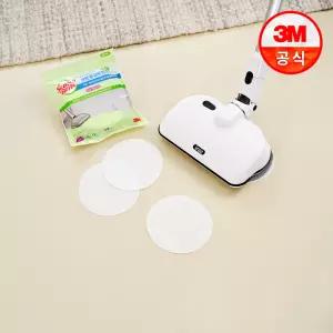 3M 베이직 원형 물걸레 청소포 원형 150mm 90매 (30매X3)