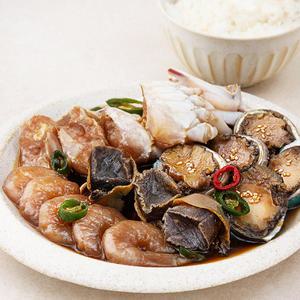 [수라예찬]한정식 수제반찬 저염반찬 15종모음 모듬장1.2kg #간장게장#간장전복장#새우장#전복장