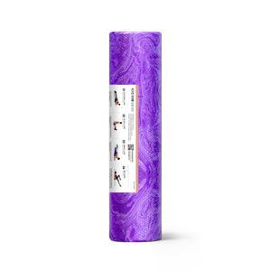 이고진 폼롤러 소프트 근육마사지 마블 EVA 60cm 퍼플 미니 하드 홈트 필라테스 스트레칭 종아리 마사지