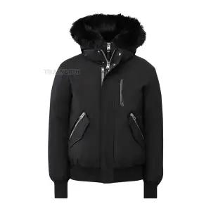 [롯데백화점]맥케이지 23FW 남성 DIXON-BX 딕슨-BX 후드 패딩 점퍼 블랙&블랙퍼