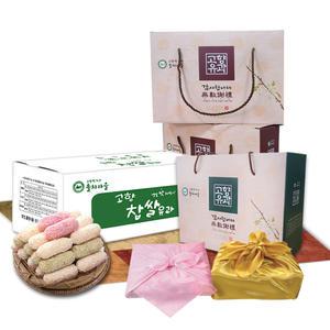 유과 한과 혼합유과 300g 500g 900g  찹쌀유과 백년초유과 쑥유과 선물세트 명절선물 유과세트