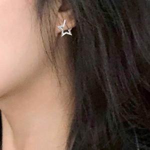 [Silver 925] 925 실버 별 원터치 은 귀걸이