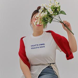 1+1[빅사이즈]이블렛 세타인 레터링 세미 크롭 티셔츠 제이스타일