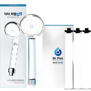 닥터피엘 와이드 필터 샤워기 + 1차 필터 3p 세트