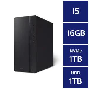 삼성 데스크탑5 DM500TGZ-AD5A Win11Pro / 16GB 램 / NVMe SSD 1TB + HDD 1TB / 윈도우11pro//