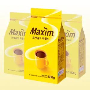 맥심 모카골드 마일드 500g x 3개/리필커피