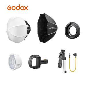 Godox ML-CS30 팔각형 소프트박스 렌즈 반사경 LED 조명 액세서리 보웬스 마운트 어댑터 AK-B02