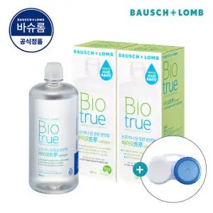 [바슈롬] 바이오트루 500ml x 2개 소프트 렌즈 세척액