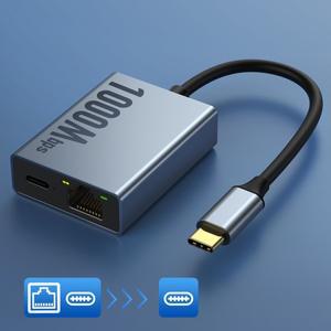 크롬캐스트 구글 TV용 USB 네트워크 카드 이더넷 어댑터 C타입 to RJ45 스마트폰 태블릿 안드로이드 기기