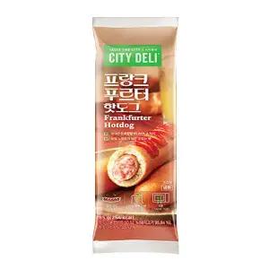 삼립 시티델리 프랑크푸르터 핫도그 85g / 간식 소시지 냉동핫도그