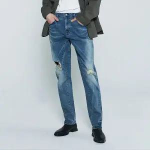 [롯데백화점]버커루 남성 찢청 중청 청바지 데님 팬츠 B235DP202P