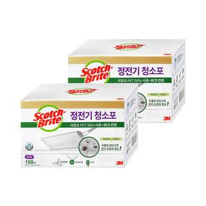 3M 정전기 청소포 표준형 150매 x 2개 / 밀대청소포 리필