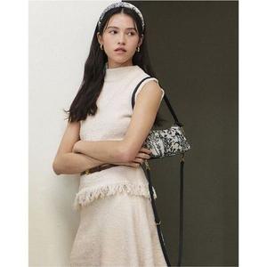 [NS홈쇼핑][헤지스ACC] HIBA5E670N3 시그니처 H 뜨왈 자카드 체인 숄더백S[35139597]