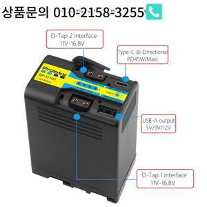 Probty BP-U100 U60 배터리 PD45W 고속 충전 소니 FS5 7 EX1R 6800mAh