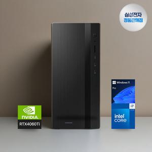 800W 삼성 게이밍 데스크탑 i7 14세대 RTX4060Ti DM500TGZ-R46TiZ7 32GB 1TB 윈도우11 프로 -ict
