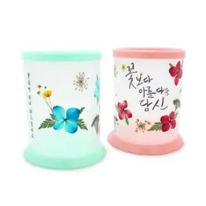 압화공예 키트 압화 연필꽂이 만들기 diy 원예수업 재료 중학생 초등 자연물 미술