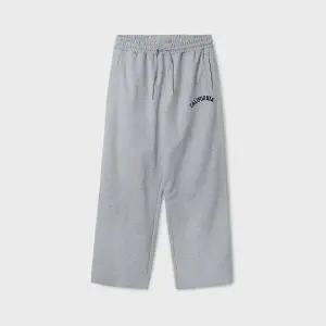 [후아유](의정부점)Campus Letter Wide Pants WHTMF2422U