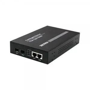 안전포장 솔텍 SFC300G 기가비트 2포트 + 2 SFP 산업용 스위칭허브