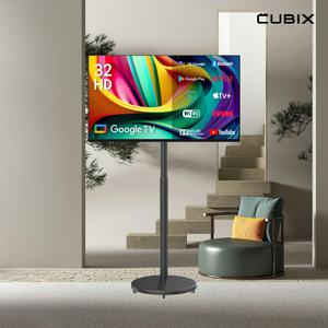 무빙큐빅스 블랙에디션 32인치 HD 삼탠바이미 X1시리즈 셋트 이동식 스마트TV 삼텐바이미 중소바이미