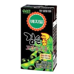 사무 190mlX24팩 간식 오피스 검은콩두유고칼슘베지밀 과자 탕비