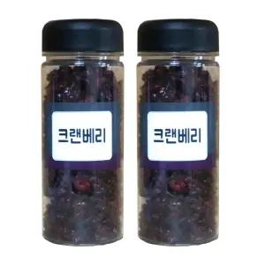 맑고푸른 건크랜베리 원통형 용기 230g 2개