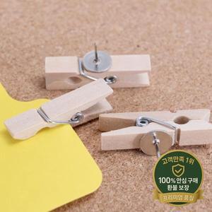 50 개/상자 크리 에이 티브 나무 클립 푸시 핀 다채로운 장식 칠판 편리한 내구성 Thumb Tacks 사진 벽