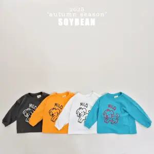 [연투] 소이빈 25가을 마일로슬라브티 여아 남아 긴팔티 등원룩 아기 유아동 키즈 주니어