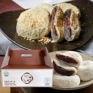 맛을 담은 세트 2호(콩쑥개떡 32개입+옛날찹쌀떡 30개입) 맛있는떡 명절 선물세트