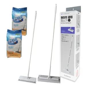 삼정 원터치 클립 밀대청소기 자루분리조립 물걸레업소용물걸레 식당청소
