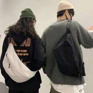 URB_면힙색빅사이즈슬링백 웨이스트백 면슬링백 면웨이스트백 케쥬얼웨이