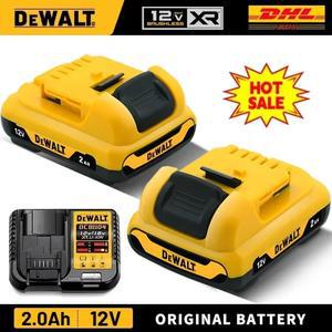 정품 DEWALT 리튬 이온 배터리, dewalt 12V 배터리, 2.0Ah, DCB123, DCB125, DCB124, DCB122, DCD710 전동 공구 배터리