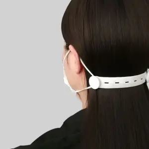 마스크 귀걸이 스트랩 귀안아픈 밴드 이어가드 화이트 마스크고리