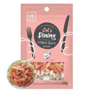 고양이 간식 육포 슬라이스 치킨 대구 소프트 20g (WFK172V)
