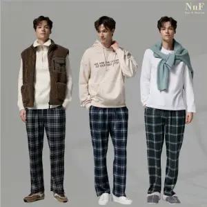 NNF 남성 이지 체크팬츠 3종
