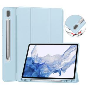 삼성 갤럭시 탭 S11 울트라 14.6 케이스 S8 S10 S9 X910 X916 X918용 스마트 (S펜 홀더 커버 포함)