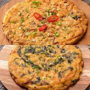 [푸드맛남] 노릇노릇 빈대떡2장 + 곤드레 빈대떡2장 총4장