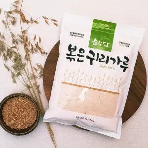 볶은귀리가루 25년 국내산 HACCP,6차산업인증 고소하고 부드러운 겉귀리품종 식사대용 선식 1kg