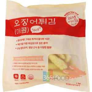 사옹원 오징어튀김 (매콤) 1kg