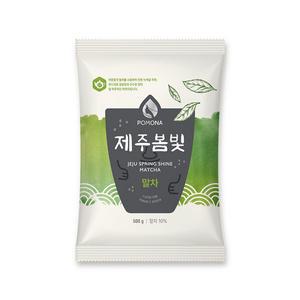 포모나 제주봄빛 말차 파우더 500g 1박스 12개