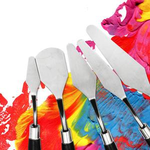 유화 파렛트 나이프 팔레트 페인팅 물감 포스터 칼라